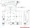 25行程重载XY0.5微分头可调式移动台 台面100X100