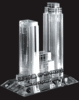 水晶内雕模型 水晶建筑模型 水晶佛幢