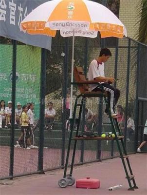 大师特优DS-008原木网球裁判椅