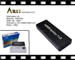 HDMI视频分配器1分8 一进八出 HDMI splitter