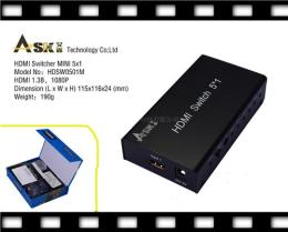 HDMI切换器 5切1 HDMI switch 型号 HDSW0501