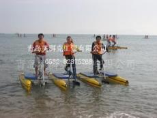 最新水上娱乐项目-美湃克三人水上自行车