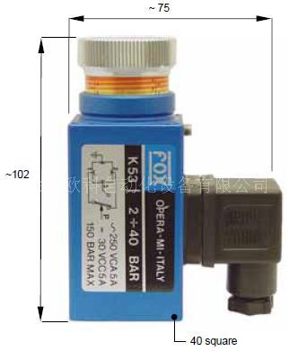 意大利FOX K5系列压力开关