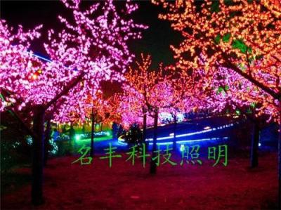 LED桃花树灯 LED樱花树灯 LED枫叶灯