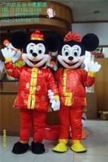 广州欢乐谷唐装米老鼠卡通表演服装