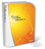 微軟正版office2007學生家庭版彩包特價甩賣