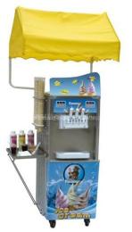 美式西部风情街头冰淇淋贩卖机 冰淇淋贩卖机 夹心冰淇淋机 街头冰淇淋机