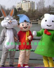 上海卡通服装人偶金华卡通道具米菲兔爆牙兔
