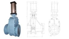 Z644H氣動雙閘板進料閥